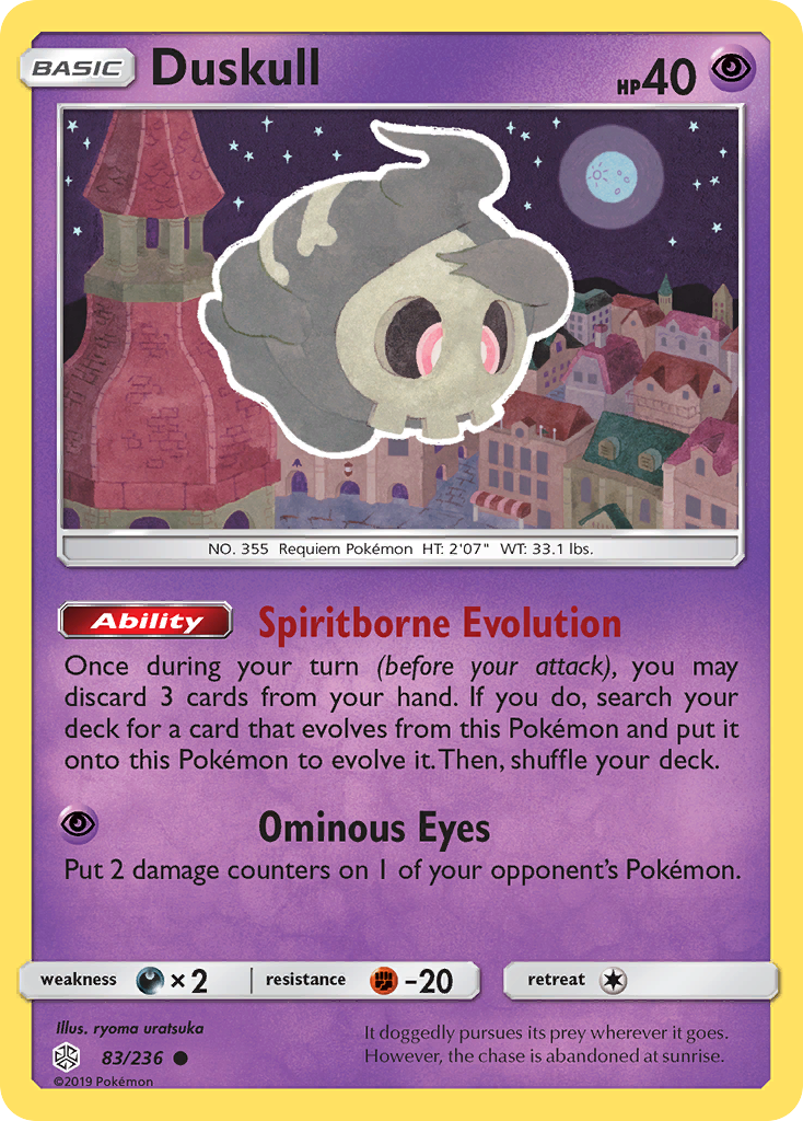 Duskull (83/236) [Sun & Moon: Cosmic Eclipse] | Exor Games Dartmouth