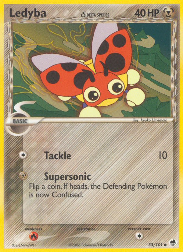 Ledyba (53/101) (Delta Species) [EX: Dragon Frontiers] | Exor Games Dartmouth