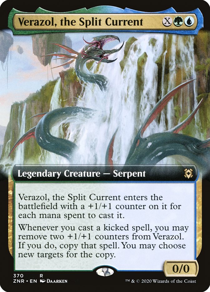 Verazol, the Split Current (Extended Art) [Zendikar Rising] | Exor Games Dartmouth