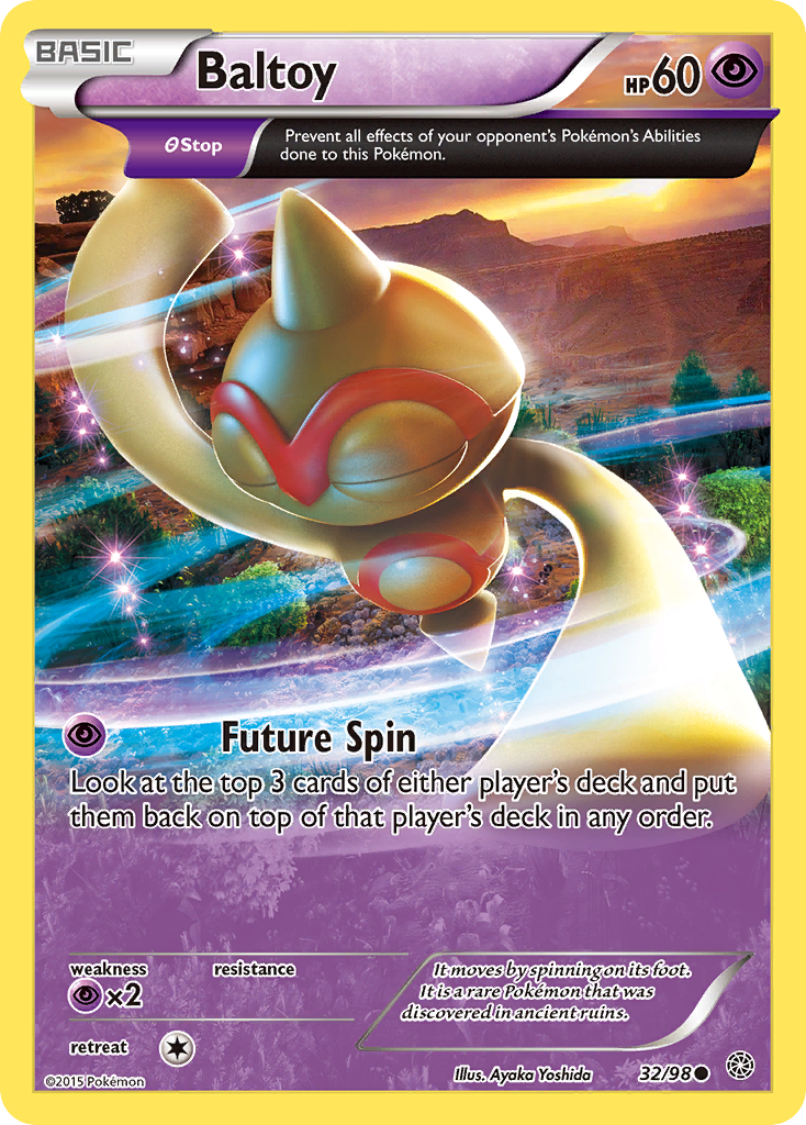 Baltoy (32/98) [XY: Ancient Origins] | Exor Games Dartmouth