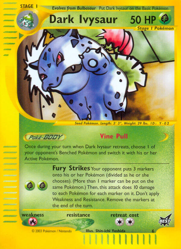 Dark Ivysaur (6) [Best of Promos] | Exor Games Dartmouth