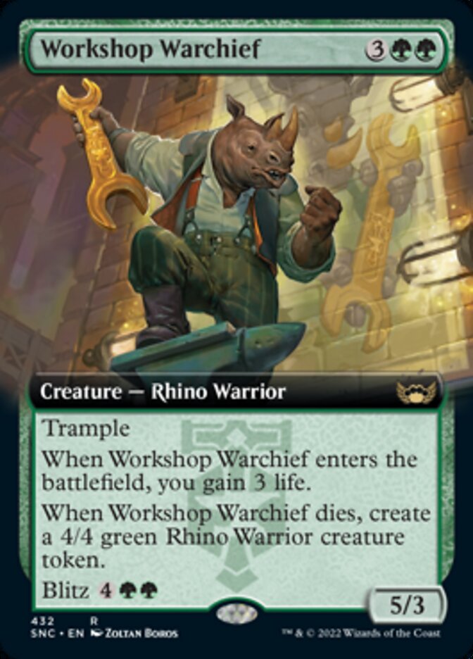 Workshop Warchief (Extended Art) [Streets of New Capenna] | Exor Games Dartmouth