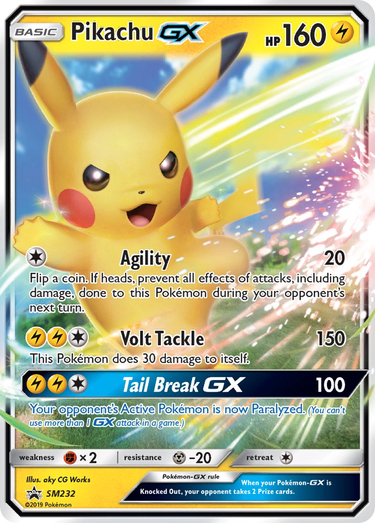 Pikachu GX (SM232) [Sun & Moon: Black Star Promos] | Exor Games Dartmouth