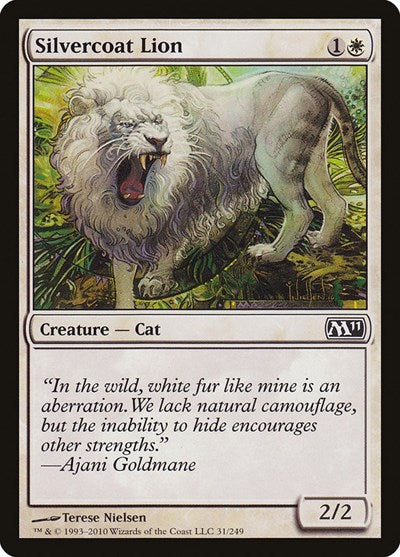 Silvercoat Lion [Magic 2011] | Exor Games Dartmouth