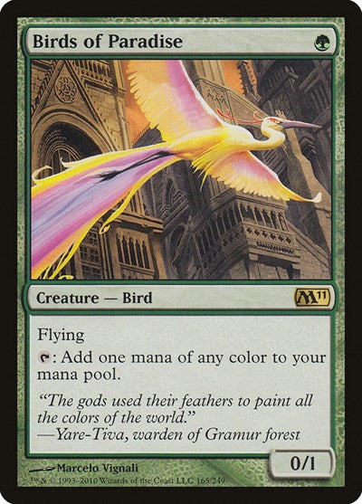 Birds of Paradise [Magic 2011] | Exor Games Dartmouth