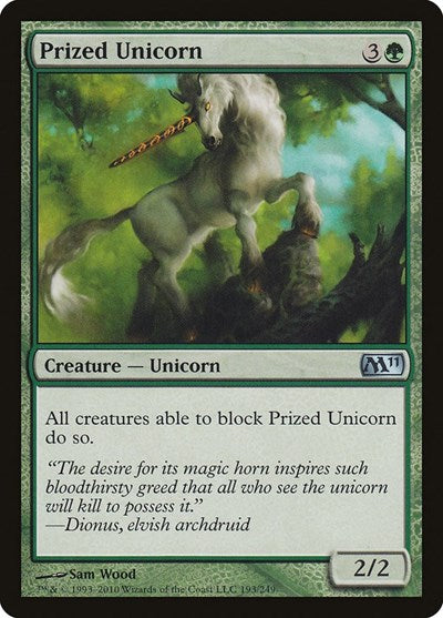 Prized Unicorn [Magic 2011] | Exor Games Dartmouth