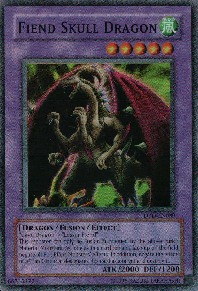 Fiend Skull Dragon [LOD-EN039] Super Rare | Exor Games Dartmouth