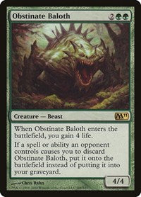 Obstinate Baloth [Magic 2011] | Exor Games Dartmouth