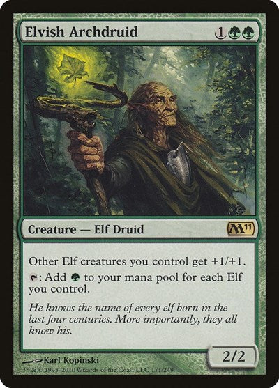 Elvish Archdruid [Magic 2011] | Exor Games Dartmouth