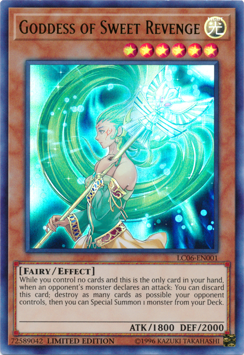 Goddess of Sweet Revenge - LC06-EN001 [LC06-EN001] Ultra Rare | Exor Games Dartmouth