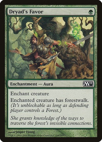 Dryad's Favor [Magic 2011] | Exor Games Dartmouth