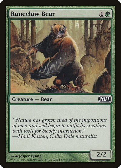 Runeclaw Bear [Magic 2011] | Exor Games Dartmouth