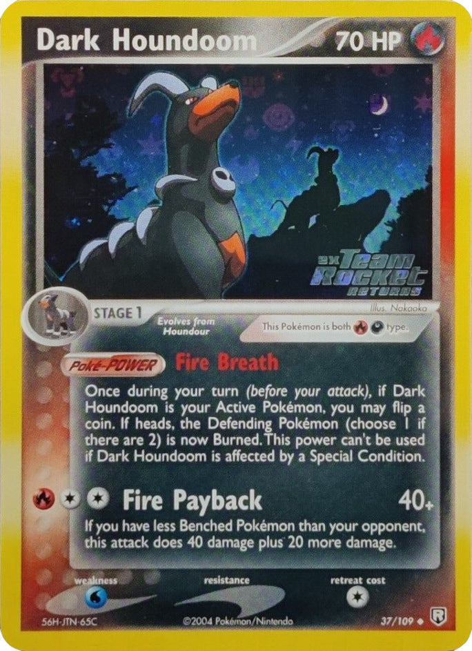 Dark Houndoom (37/109) (Stamped) [EX: Team Rocket Returns] | Exor Games Dartmouth