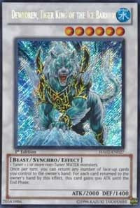 Dewloren, Tiger King of the Ice Barrier [HA02-EN027] Secret Rare | Exor Games Dartmouth