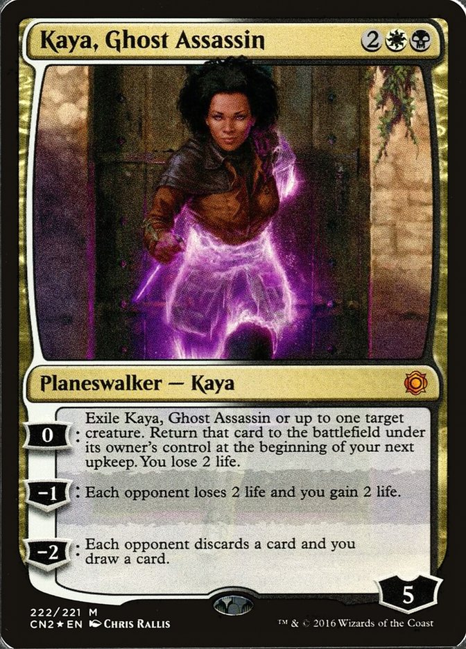 Kaya, Ghost Assassin (222/221) [Conspiracy: Take the Crown] | Exor Games Dartmouth