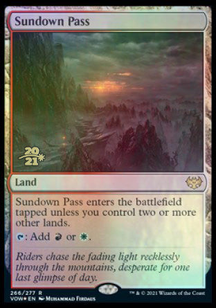 Sundown Pass [Innistrad: Crimson Vow Prerelease Promos] | Exor Games Dartmouth