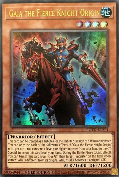 Gaia the Fierce Knight Origin [ROTD-ENSP1] Ultra Rare | Exor Games Dartmouth
