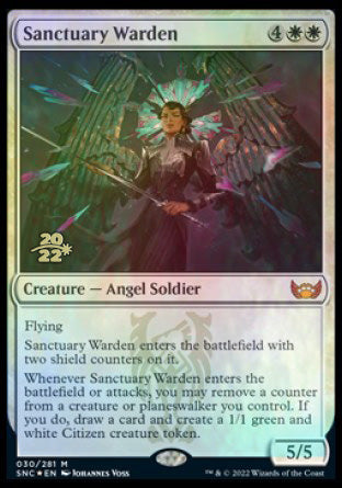 Sanctuary Warden [Streets of New Capenna Prerelease Promos] | Exor Games Dartmouth