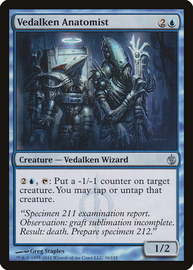 Vedalken Anatomist [Mirrodin Besieged] | Exor Games Dartmouth