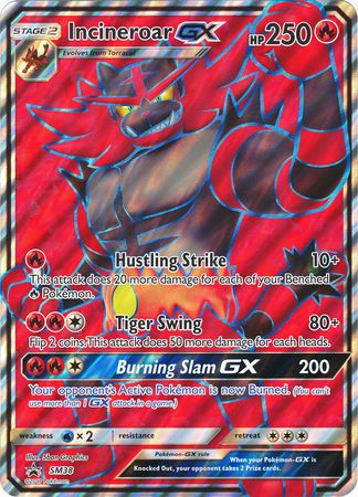 Incineroar GX (SM38) (Jumbo Card) [Sun & Moon: Black Star Promos] | Exor Games Dartmouth