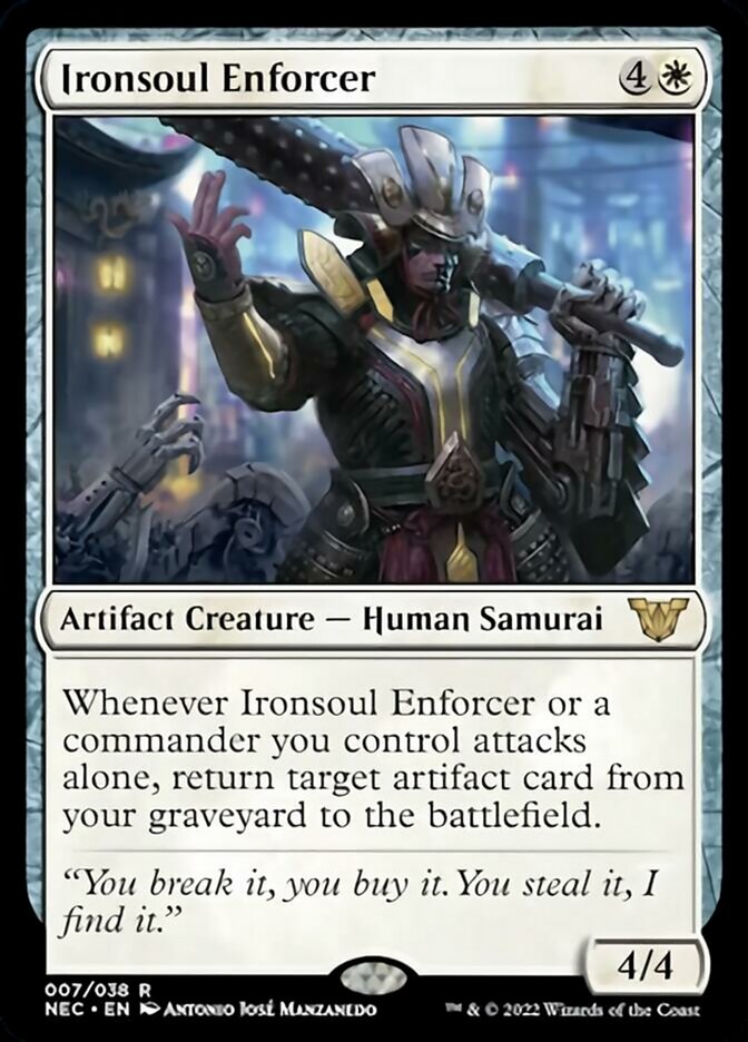 Ironsoul Enforcer [Kamigawa: Neon Dynasty Commander] | Exor Games Dartmouth