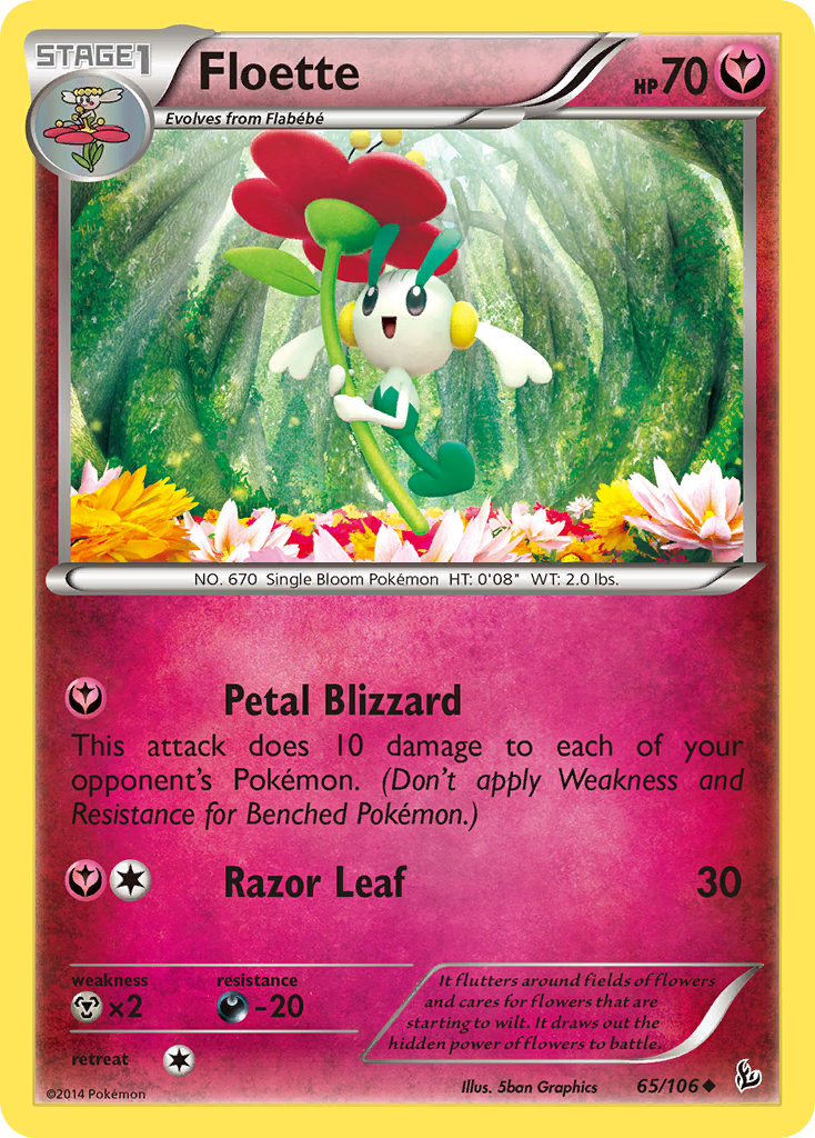 Floette (65/106) [XY: Flashfire] | Exor Games Dartmouth