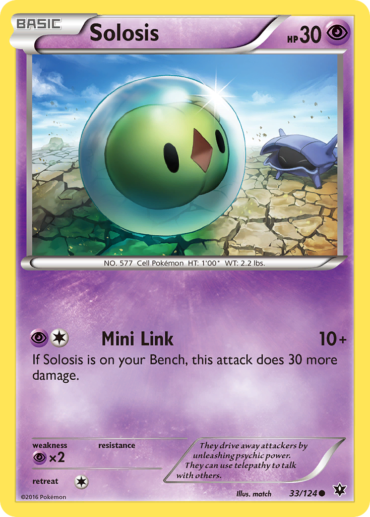 Solosis (33/124) [XY: Fates Collide] | Exor Games Dartmouth