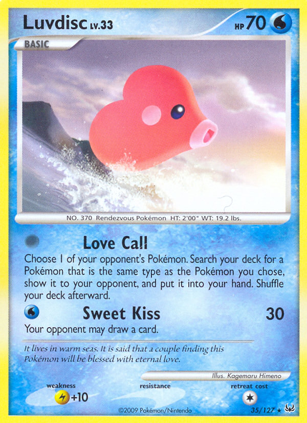 Luvdisc (35/127) [Platinum: Base Set] | Exor Games Dartmouth