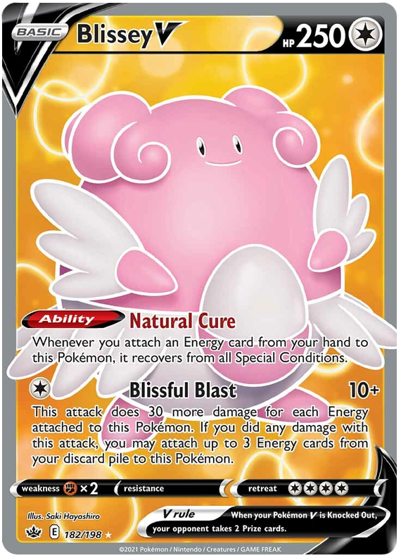 Blissey V (182/198) [Sword & Shield: Chilling Reign] | Exor Games Dartmouth