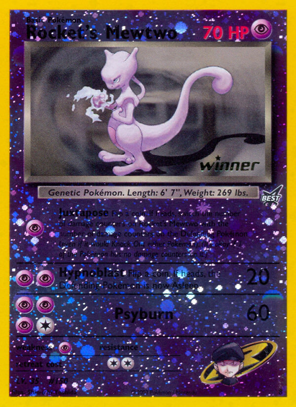 Rocket's Mewtwo (8) [Best of Promos] | Exor Games Dartmouth