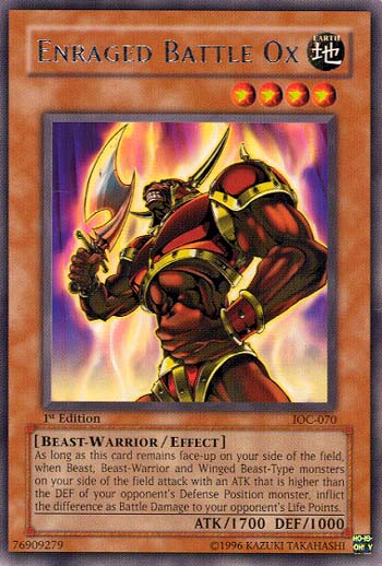 Enraged Battle Ox [IOC-070] Rare | Exor Games Dartmouth