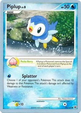 Piplup LV.8 (72/100) (Empotech - Dylan Lefavour) [World Championships 2008] | Exor Games Dartmouth