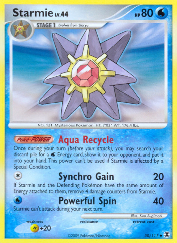 Starmie (50/111) [Platinum: Rising Rivals] | Exor Games Dartmouth