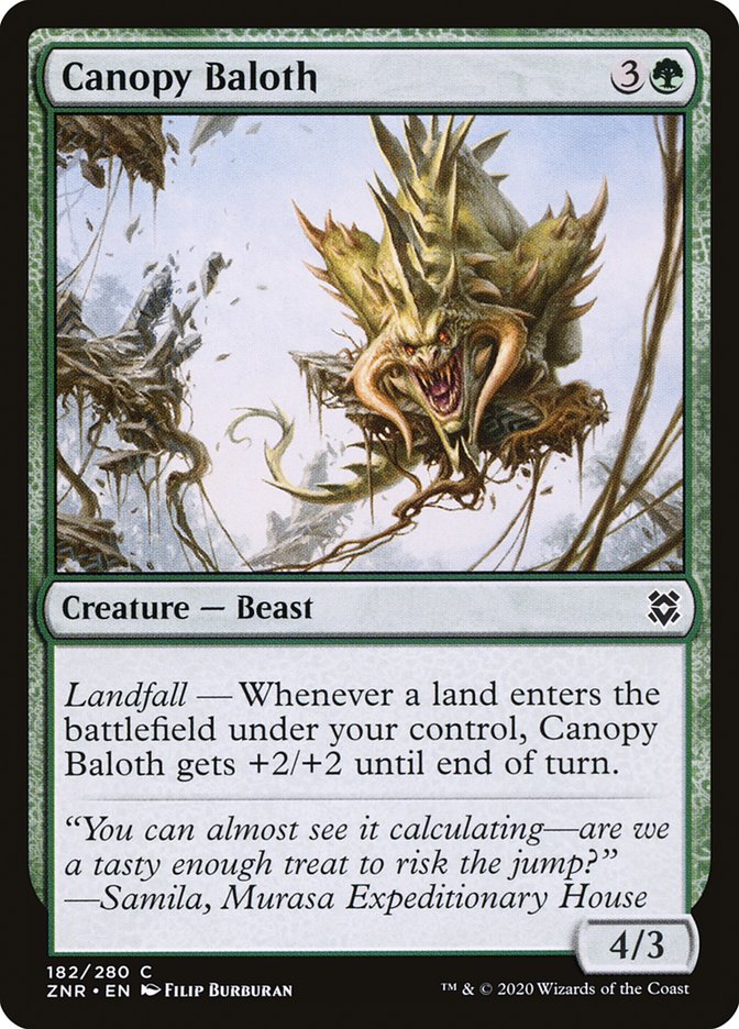 Canopy Baloth [Zendikar Rising] | Exor Games Dartmouth