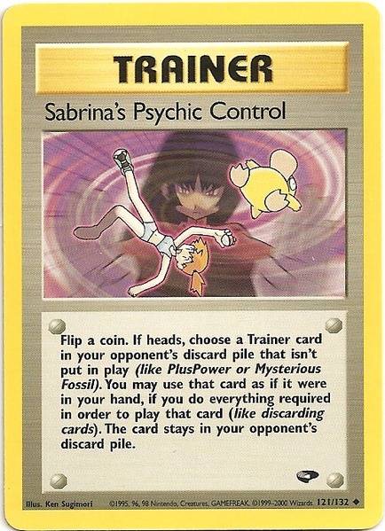 Sabrina's Psychic Control (121/132) [Gym Challenge Unlimited] | Exor Games Dartmouth