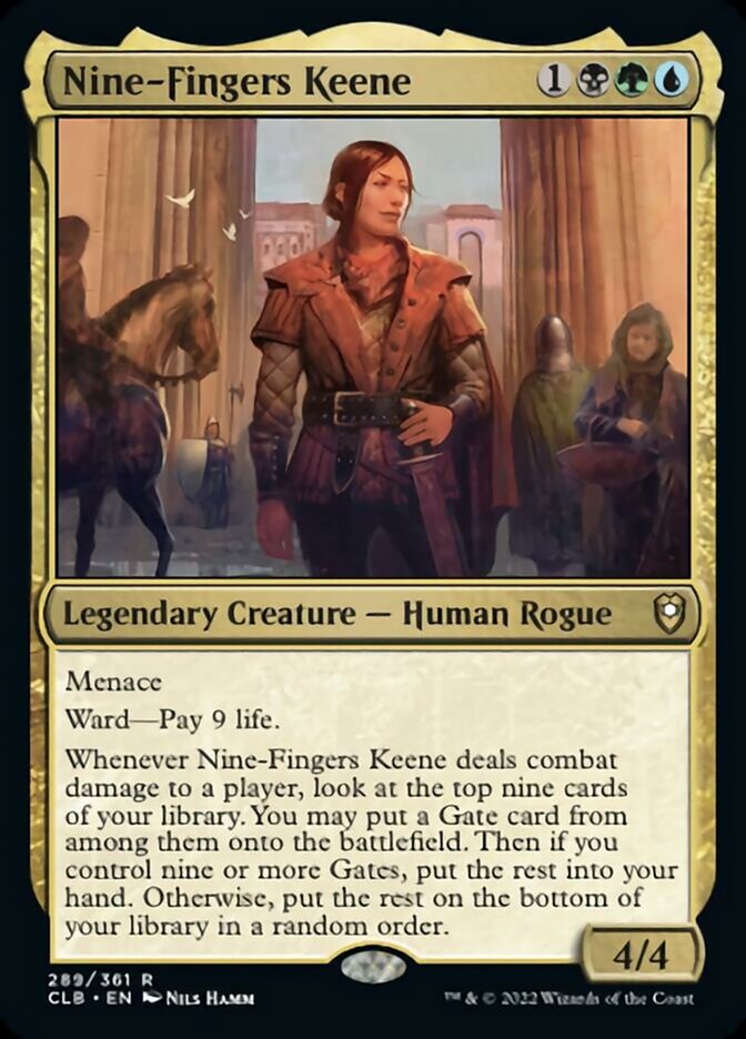 Nine-Fingers Keene [Commander Legends: Battle for Baldur's Gate] | Exor Games Dartmouth