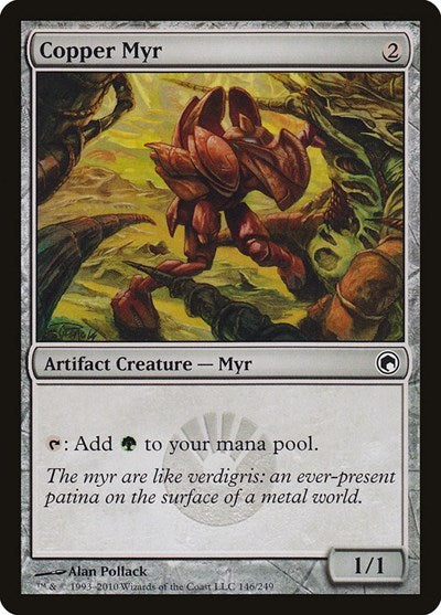 Copper Myr [Scars of Mirrodin] | Exor Games Dartmouth