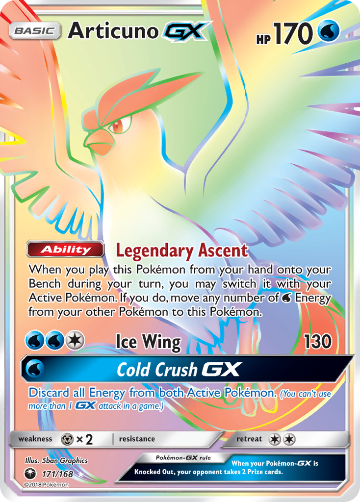 Articuno GX (171/168) [Sun & Moon: Celestial Storm] | Exor Games Dartmouth