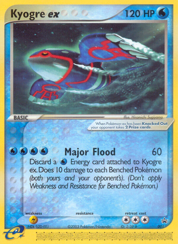 Kyogre ex (001) [Nintendo: Black Star Promos] | Exor Games Dartmouth