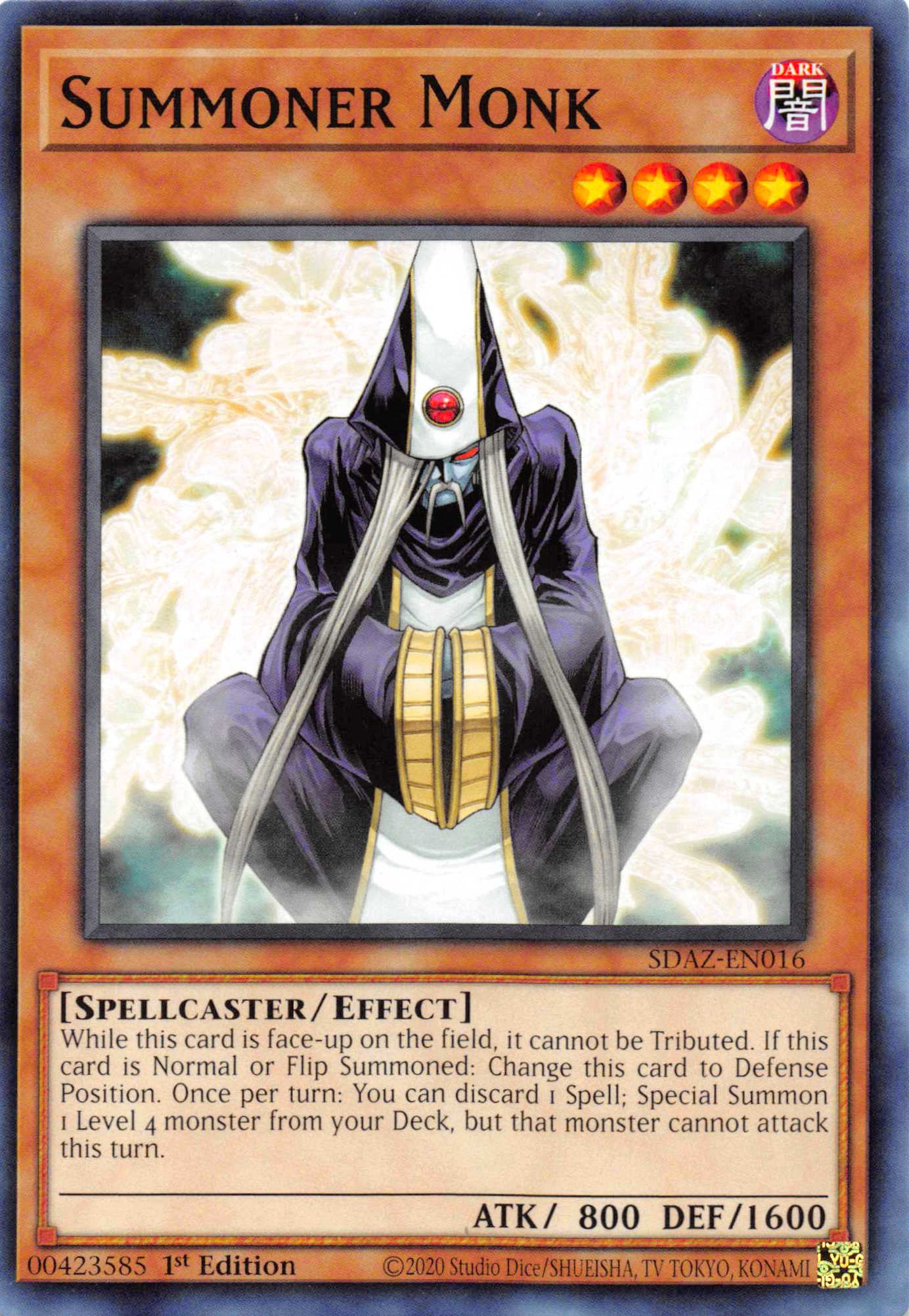 Summoner Monk [SDAZ-EN016] Common | Exor Games Dartmouth