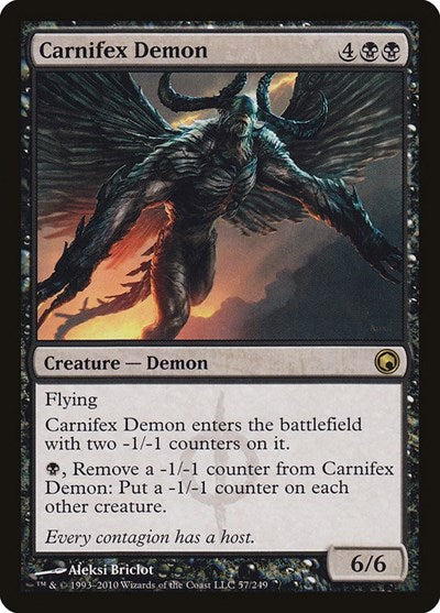 Carnifex Demon [Scars of Mirrodin] | Exor Games Dartmouth