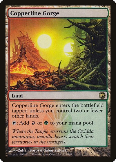 Copperline Gorge [Scars of Mirrodin] | Exor Games Dartmouth