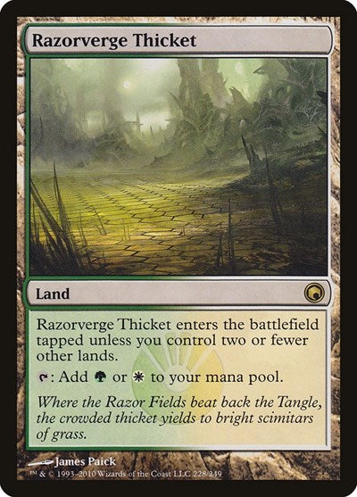 Razorverge Thicket [Scars of Mirrodin] | Exor Games Dartmouth