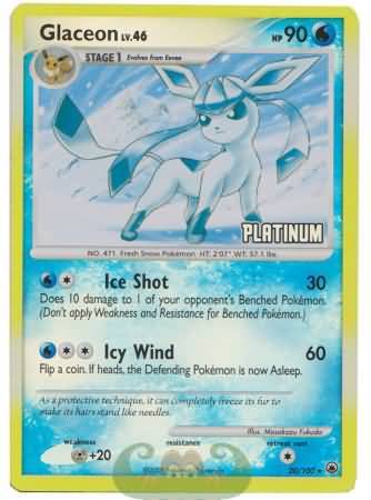 Glaceon (20/100) [Burger King Promos: 2009 Collection] | Exor Games Dartmouth