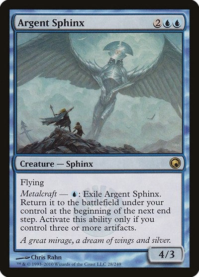 Argent Sphinx [Scars of Mirrodin] | Exor Games Dartmouth