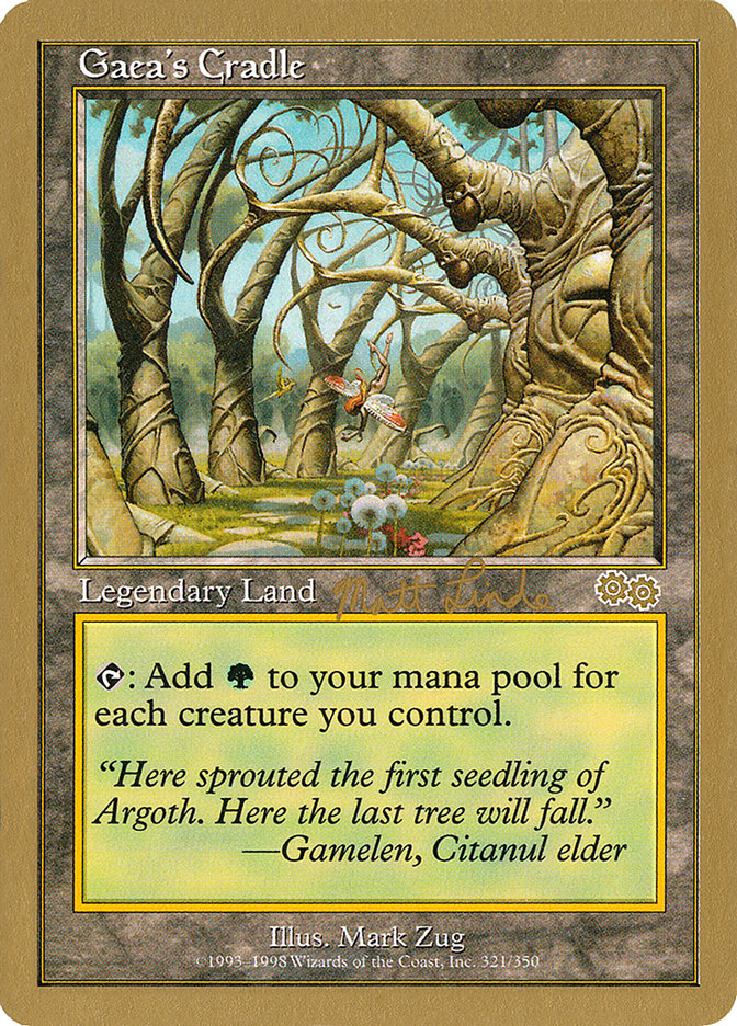 Gaea's Cradle (Matt Linde) [World Championship Decks 1999] | Exor Games Dartmouth