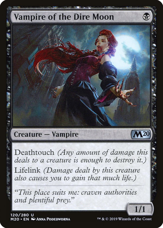 Vampire of the Dire Moon [Core Set 2020] | Exor Games Dartmouth