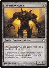 Saberclaw Golem [Scars of Mirrodin] | Exor Games Dartmouth