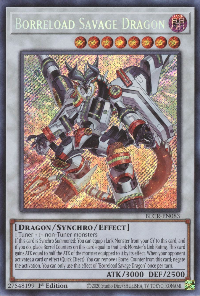 Borreload Savage Dragon [BLCR-EN083] Secret Rare | Exor Games Dartmouth