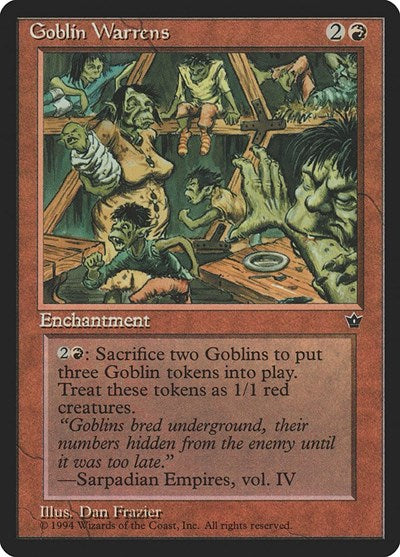 Goblin Warrens [Fallen Empires] | Exor Games Dartmouth